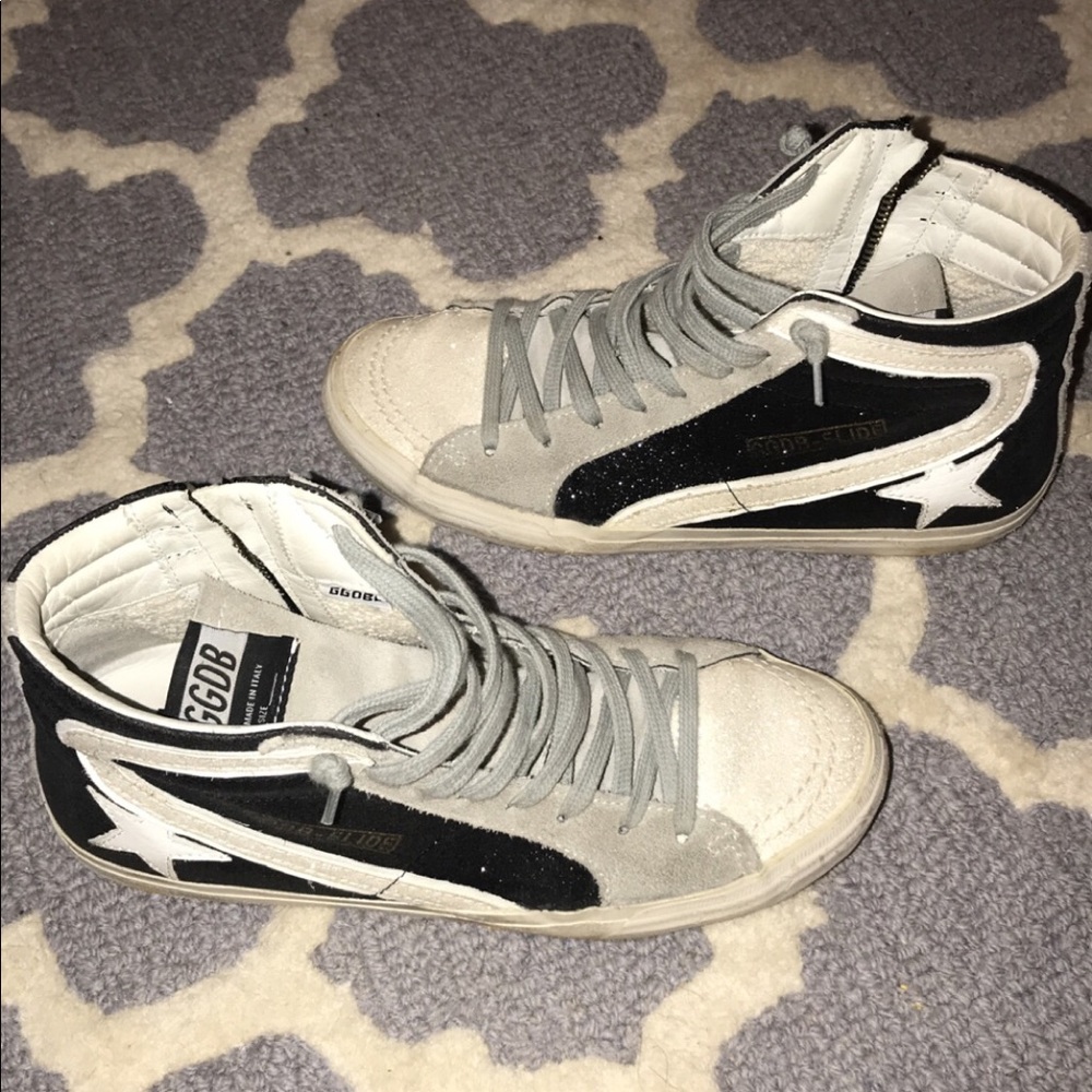 Black and White glitter Slide Golden Goose size 39 - Picture 3 of 7
